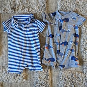 Shorts rompers (set of 2)